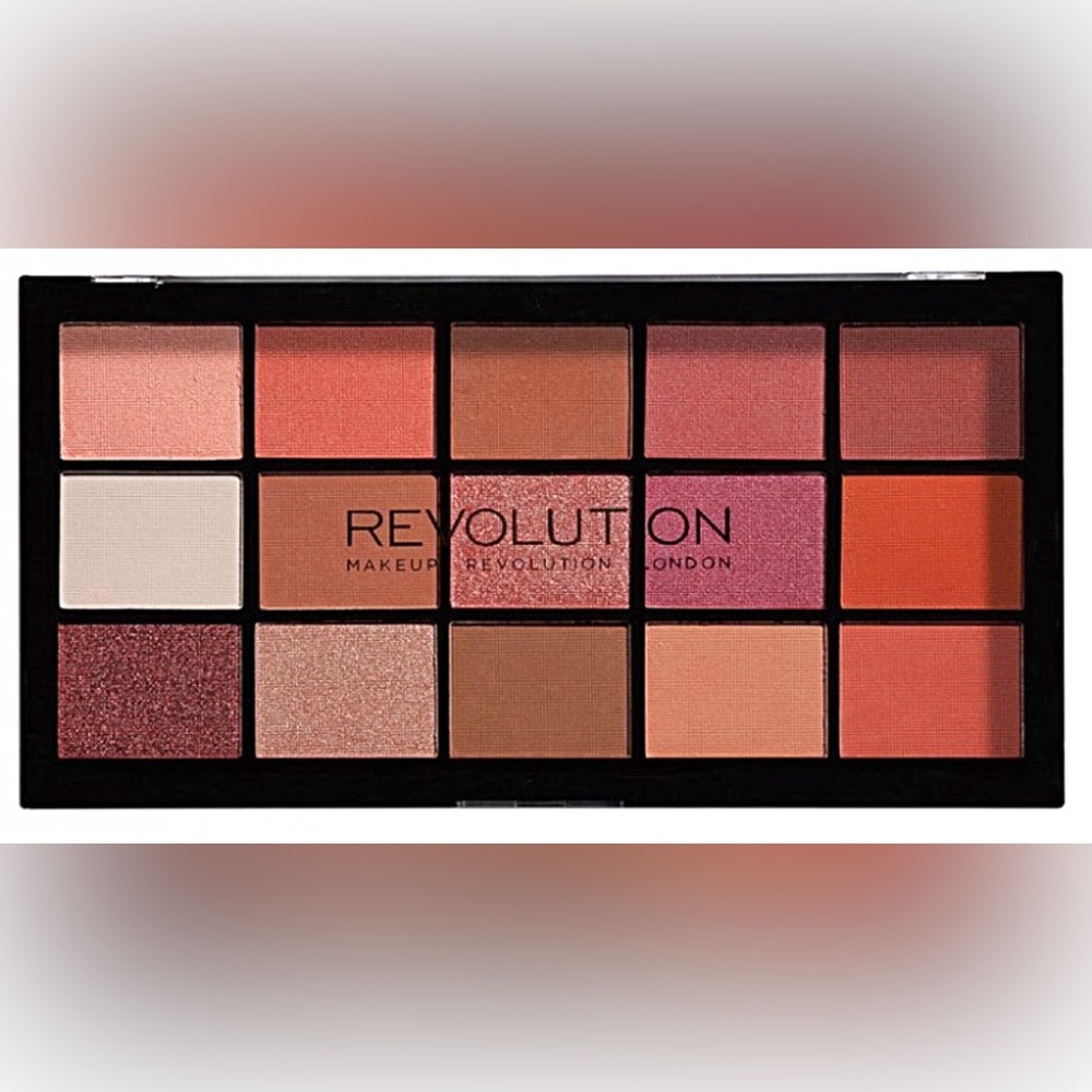 🆕 Makeup Revolution Pink and Brown Eyeshadow Palette 15 Shades